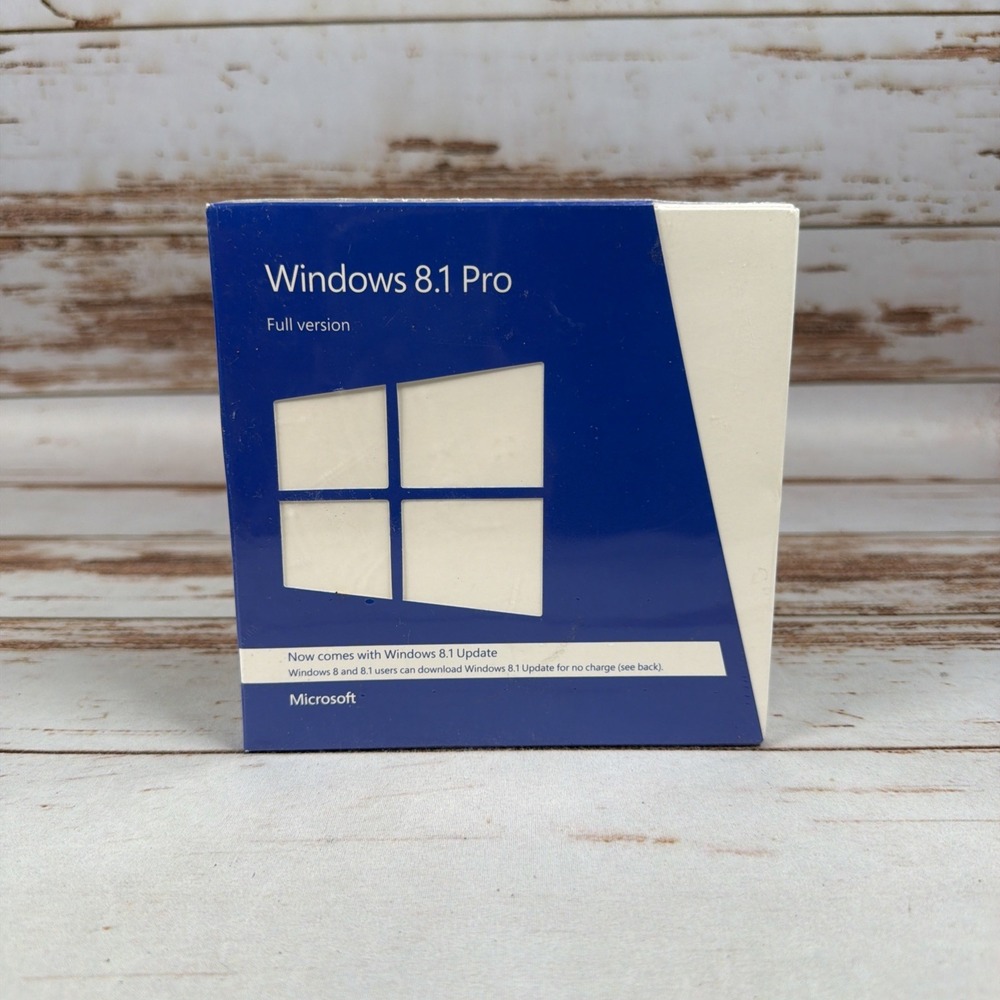 Microsoft Windows 8.1 Professional Full English 32/64-Bit DVD Brand New Sealed